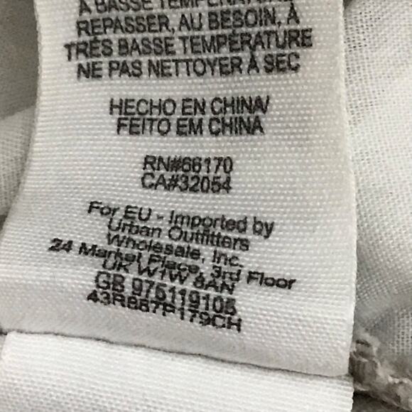 FREE PEOPLE Slim Ankle Crop Jeans Moroccan Mediallion Print Cream Brown 28 Boho - Picture 6 of 7